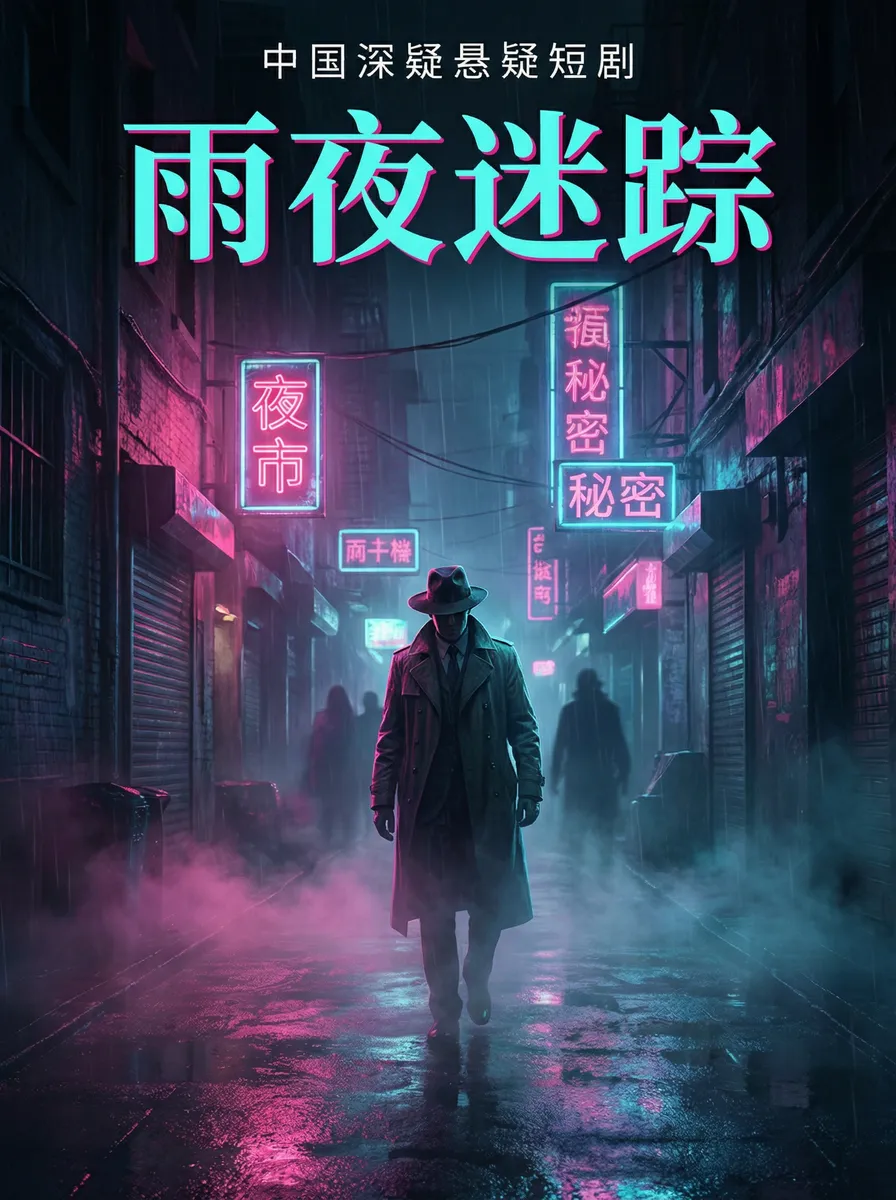 富士康申购 悬疑追踪短剧 - 雨夜迷踪海报